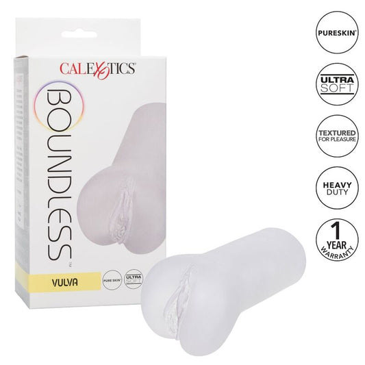 CALEXOTICS - BOUNDLESS VULVA STROKER TRANSPARENTNÍ
