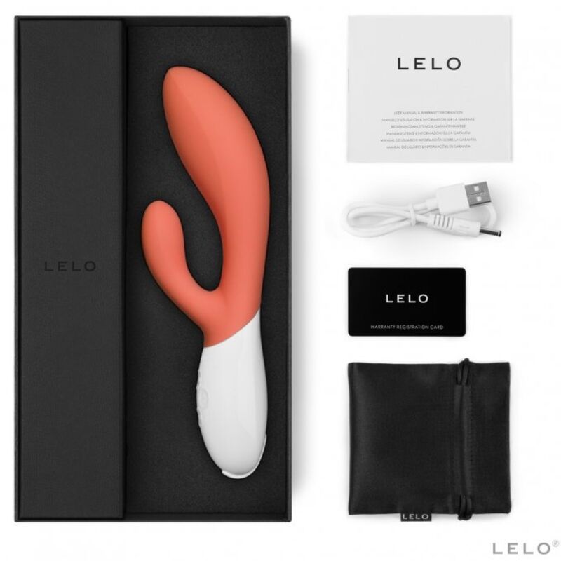 LELO - INA 3 LUXUSNÍ VIBRÁTOR CORAL RABBIT