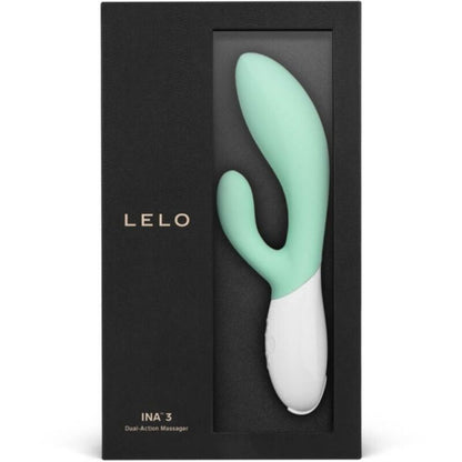 LELO - INA 3 GREEN RABBIT VIBRATOR LUXUSNÍ MOŘSKÉ ŘASY