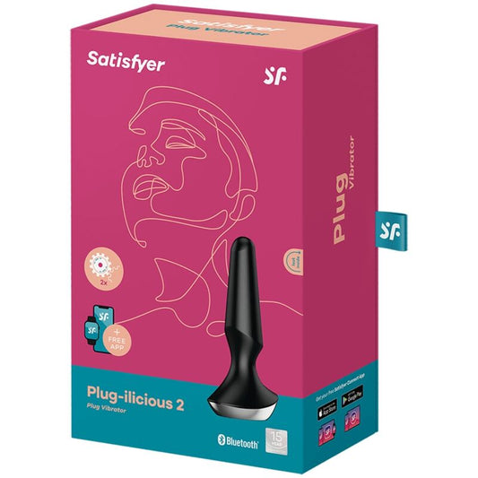 SATISFYER - Vibrátor ILICIOUS se 2 kolíky, černý