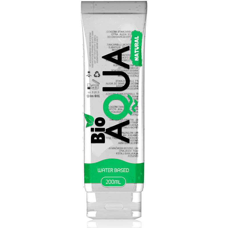 BIOAQUA - LUBRIKANT S PŘÍRODNÍMI SLOŽKAMI NA VODNÍ BÁZI 200 ML