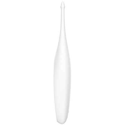 SATISFYER - VIBRAČNÍ TYČINKA S ROTAČNÍM ŠPIČKOU BÍLÁ