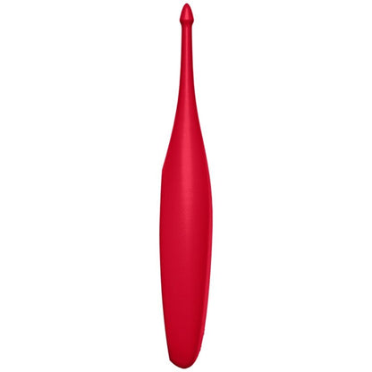 SATISFYER - VIBRAČNÍ TYČINKA S ROTAČNÍM ŠPIČKOU ČERVENÁ