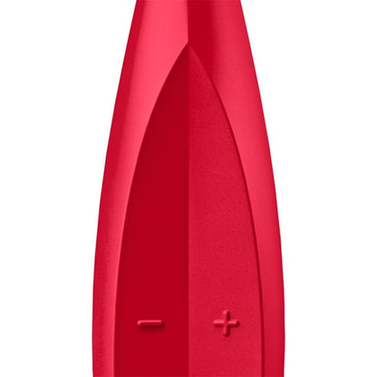 SATISFYER - VIBRAČNÍ TYČINKA S ROTAČNÍM ŠPIČKOU ČERVENÁ