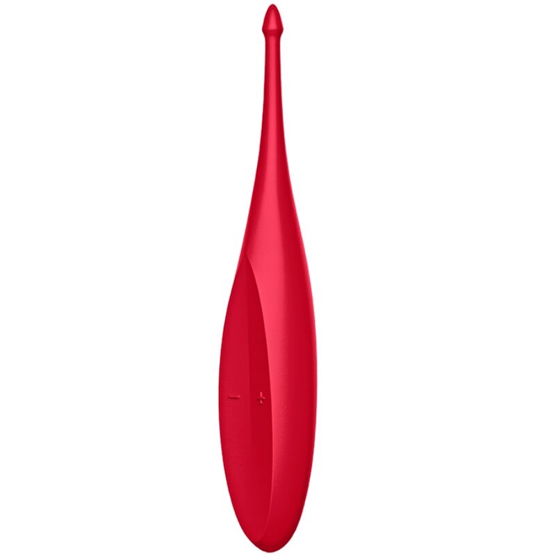 SATISFYER - VIBRAČNÍ TYČINKA S ROTAČNÍM ŠPIČKOU ČERVENÁ