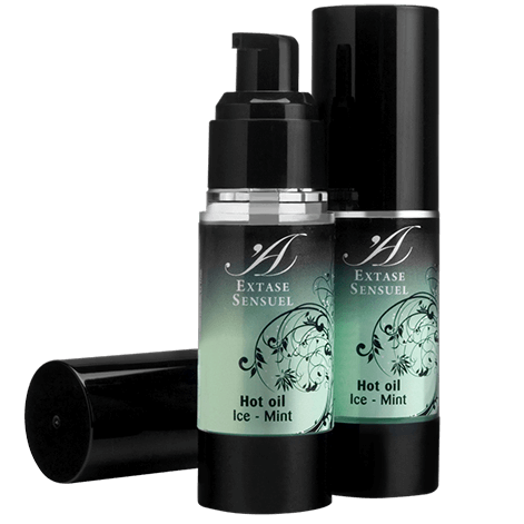 EXTASE SENSUAL - MASÁŽNÍ OLEJ S EXTRA SVĚŽÍM LEDOVÝM EFEKTEM 100 ML