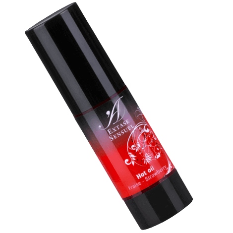 EXTASE SENSUAL - JAHODNÝ HŘEJIVÝ STIMULAČNÍ OLEJ 30 ML