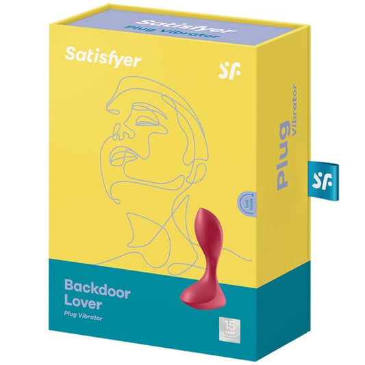 SATISFYER - VIBRAČNÍ ZÁSOBNÍK BACKDOOR LOVER ČERVENÝ