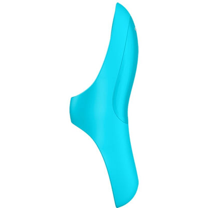 SATISFYER - VIBRAČNÍ PRST S MODRÝM SVĚTLEM