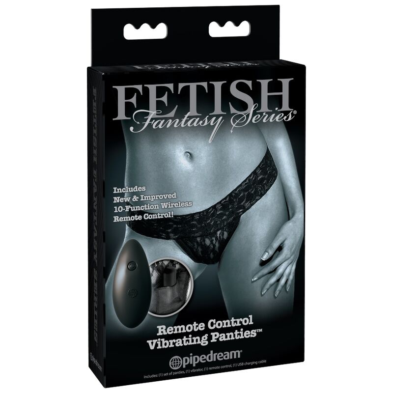 FETISH FANTASY LIMITOVANÁ EDICE - VIBRAČNÍ KALHOTKY S DÁLKOVÝM OVLÁDÁNÍM