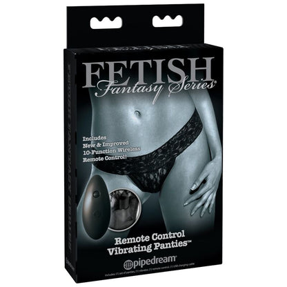 FETISH FANTASY LIMITOVANÁ EDICE - VIBRAČNÍ KALHOTKY S DÁLKOVÝM OVLÁDÁNÍM