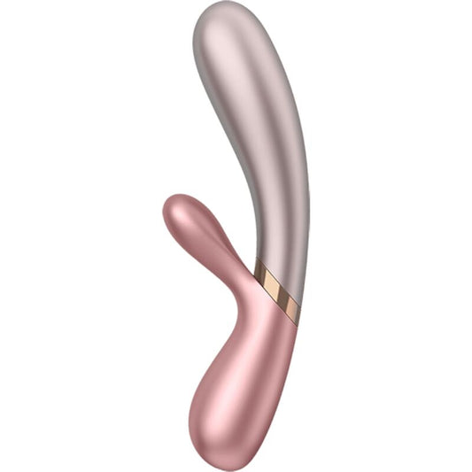 SATISFYER - ŽHAVÝ MILENCŮV VIBRÁTOR RŮŽOVÁ A BÉŽOVÁ