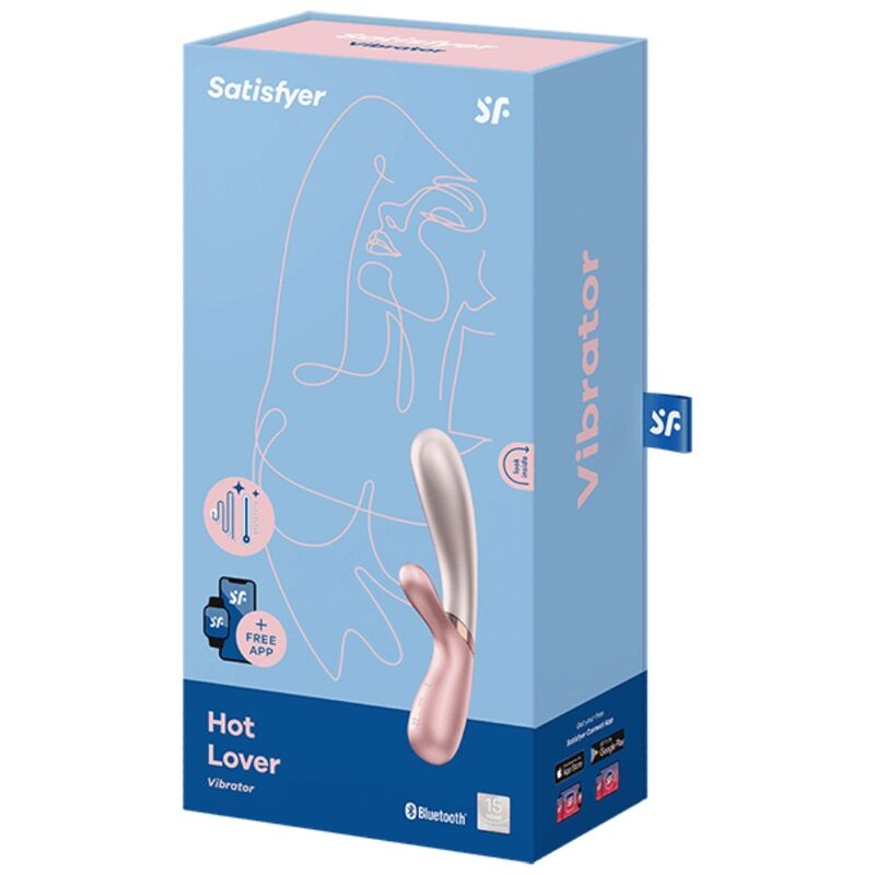 SATISFYER - ŽHAVÝ MILENCŮV VIBRÁTOR RŮŽOVÁ A BÉŽOVÁ