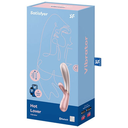 SATISFYER - ŽHAVÝ MILENCŮV VIBRÁTOR RŮŽOVÁ A BÉŽOVÁ