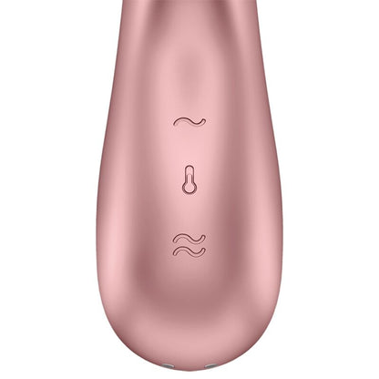 SATISFYER - ŽHAVÝ MILENCŮV VIBRÁTOR RŮŽOVÁ A BÉŽOVÁ