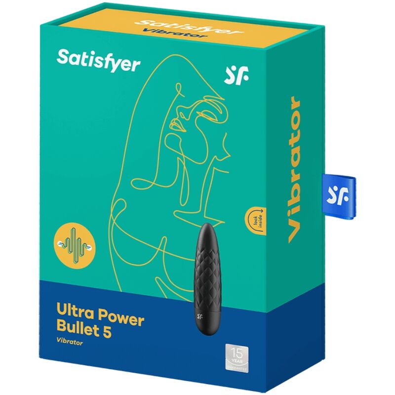 SATISFYER - ULTRA POWER BULLET 5 ČERNÝ