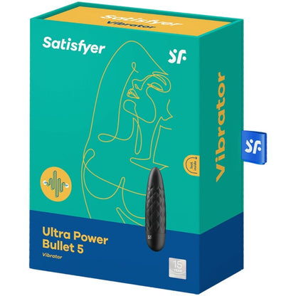 SATISFYER - ULTRA POWER BULLET 5 ČERNÝ