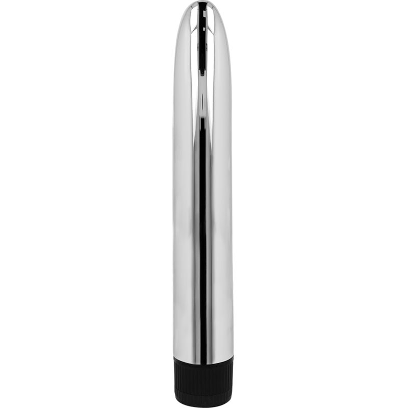 OHMAMA - KLASICKÝ STŘÍBRNÝ VIBRÁTOR 17,5 CM