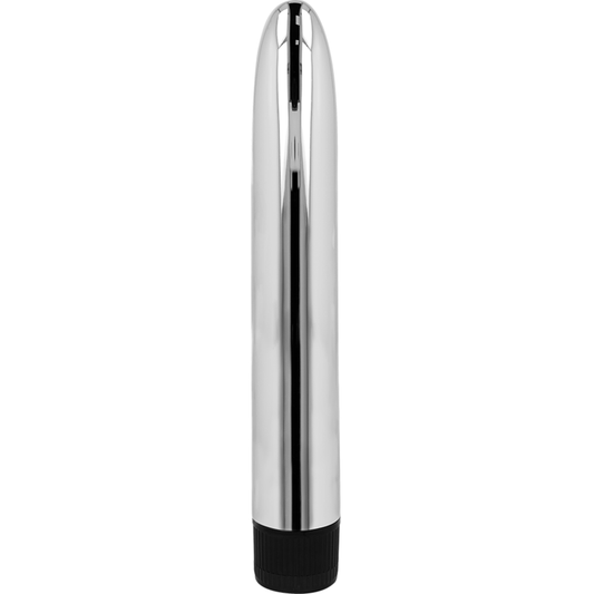 OHMAMA - KLASICKÝ STŘÍBRNÝ VIBRÁTOR 17,5 CM