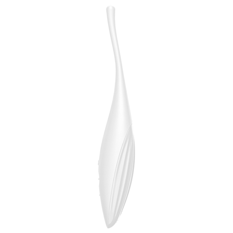 SATISFYER - VIBRAČNÍ KLITORIZÁTOR TWIRLING JOY BÍLÝ