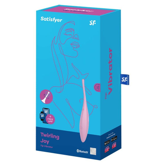 SATISFYER - VIBRAČNÍ KLITOR S ROZTOČNOU RADOSTÍ RŮŽOVÝ