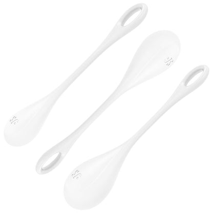 SATISFYER - TRÉNINKOVÁ SADA YONI POWER 1 BÍLÁ