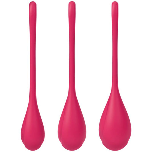 SATISFYER - TRÉNINKOVÁ SADA YONI POWER 1 ČERVENÁ