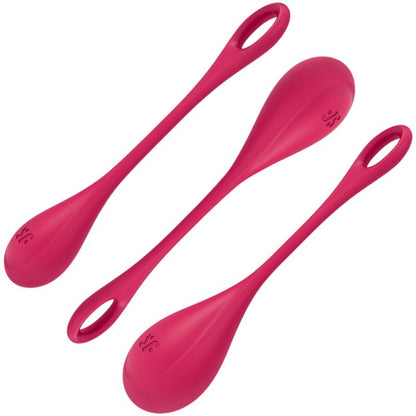SATISFYER - TRÉNINKOVÁ SADA YONI POWER 1 ČERVENÁ