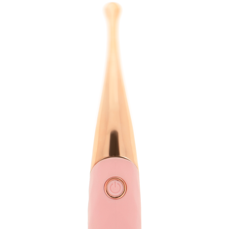 OHMAMA - DOBÍJECÍ STIMULÁTOR KLITORISU 36 RŮŽOVO-RŮŽOVOZLATÝCH REŽIMŮ