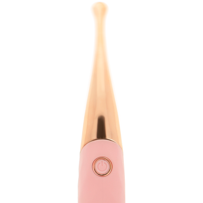 OHMAMA - DOBÍJECÍ STIMULÁTOR KLITORISU 36 RŮŽOVO-RŮŽOVOZLATÝCH REŽIMŮ