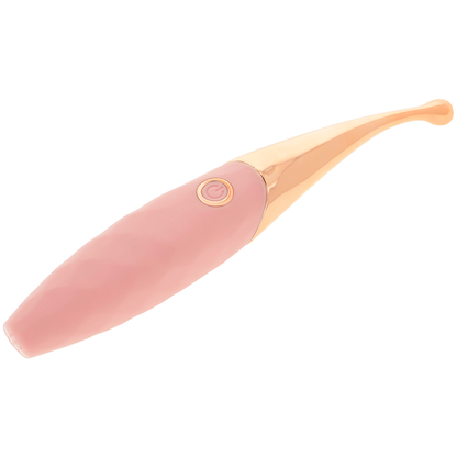 OHMAMA - DOBÍJECÍ STIMULÁTOR KLITORISU 36 RŮŽOVO-RŮŽOVOZLATÝCH REŽIMŮ