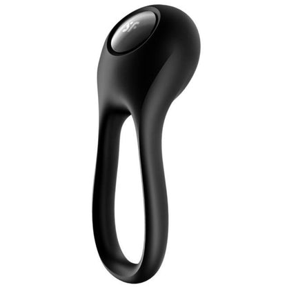 SATISFYER - MAJESTIC DUO RING VIBRÁTOR ČERNÝ