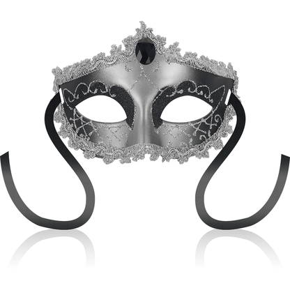 OHMAMA - MASKY ČERNÝ DIAMANTOVO-ŠEDÝ MASK