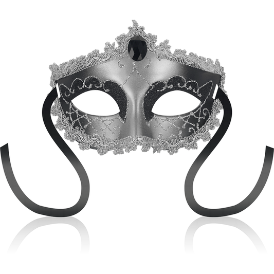 OHMAMA - MASKY ČERNÝ DIAMANTOVO-ŠEDÝ MASK