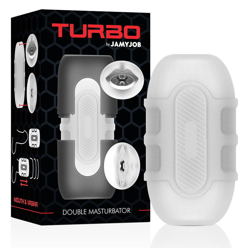JAMYJOB - TURBO DVOJITÝ MASTURBÁTOR