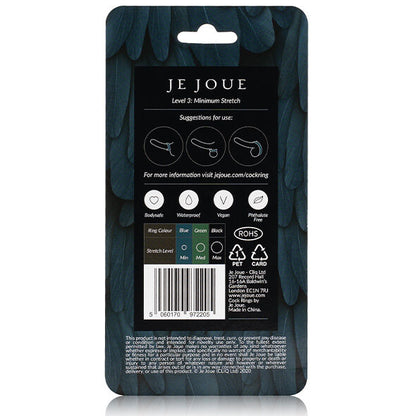 JE JOUE - MODRÝ SILIKONOVÝ KROUŽEK - MINIMÁLNÍ uškrcení
