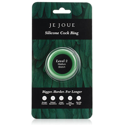 JE JOUE - ZELENÝ SILIKONOVÝ KROUŽEK - STŘEDNÍ SYTIČ