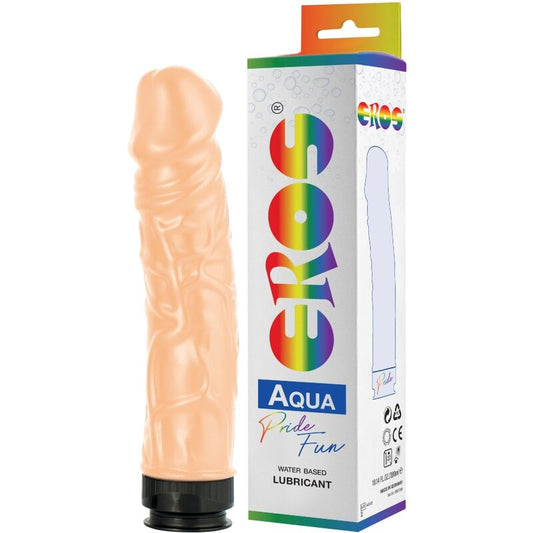 PRIDE - EROS AQUA LGBT PRIDE DILDO A LUBRIKANT NA VODNÍ BÁZI