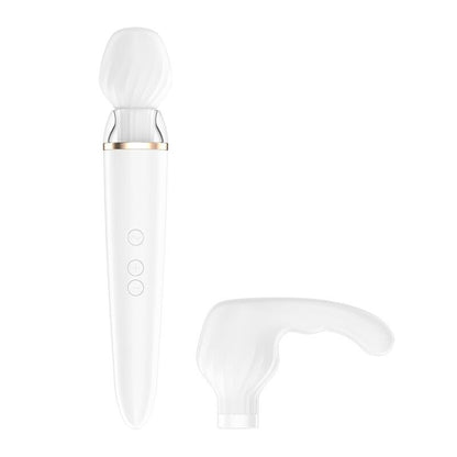 SATISFYER - APLIKACE DOUBLE WANDER BÍLÁ