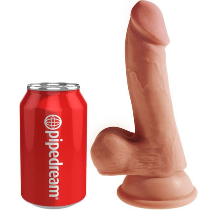 KING COCK - PLUS 3D DILDO S KOULEMI 17 CM