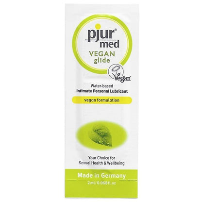 PJUR - MED VEGAN GLIDE LUBRIKANT NA VODNÍ BÁZI 2 ML