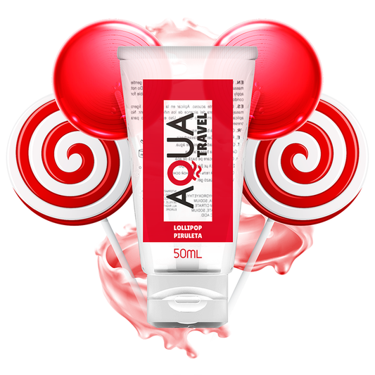 AQUA TRAVEL - LUBRIKANT NA VODNÍ BÁZI S PŘÍCHUTÍ LÍZÁTKA - 50 ML