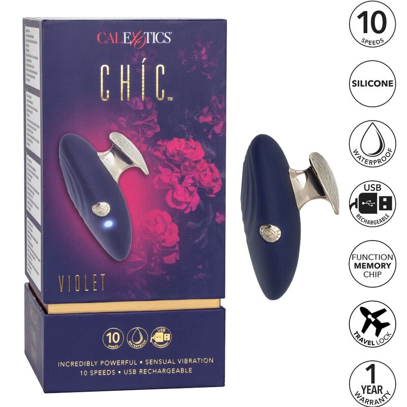 CALEXOTICS - CHIC VIOLET STIMULÁTOR 10 RYCHLOSTÍ
