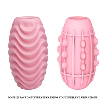 PRETTY LOVE - RŮŽOVÉ OBOUSTRANNÉ MASTURBÁTOROVÉ VAJÍČKO