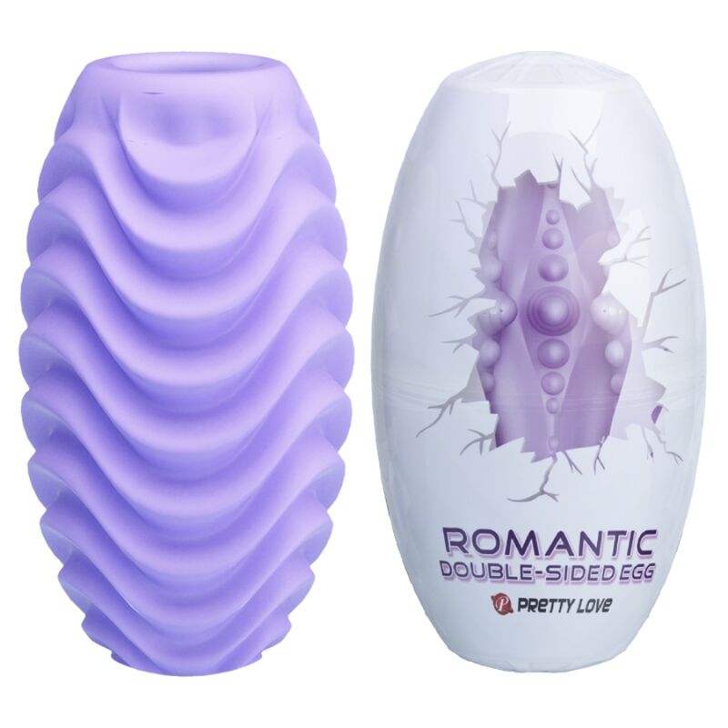 PRETTY LOVE - OBOUSTRANNÉ MASTURBÁTOROVÉ VAJÍČKO V ČERNĚ BAREVNÉ BOŽÍ