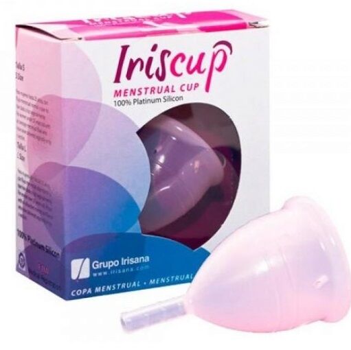 IRISCUP - MALÝ RŮŽOVÝ MĚSÍČNÍ KALÍMEK A + STERILIZAČNÍ SÁČEK ZDARMA