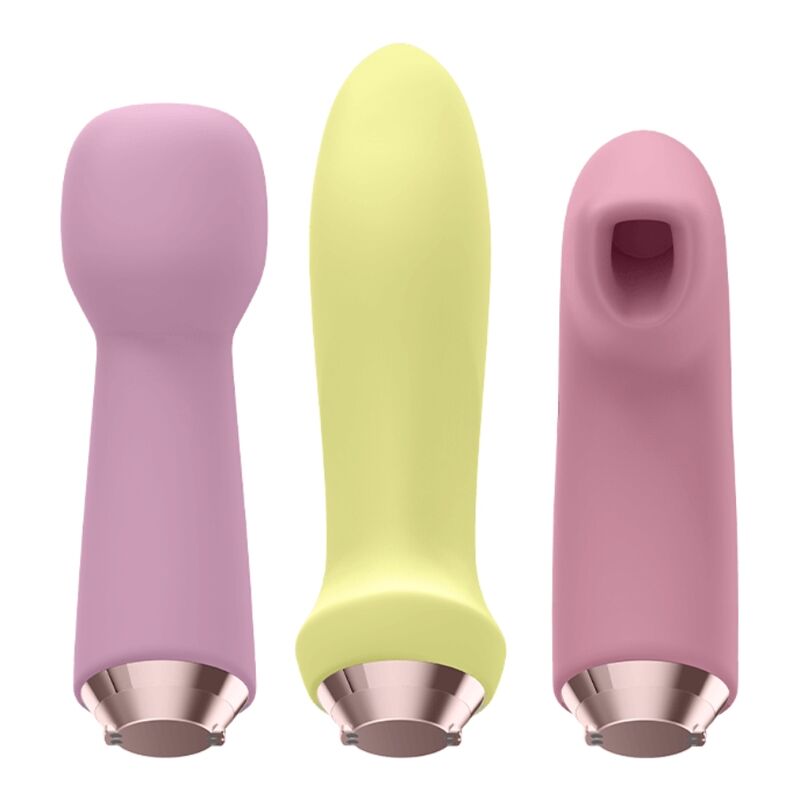 SATISFYER - ÚŽASNÁ SADA ČTYŘ VIBRÁTORŮ A AIR PULSE