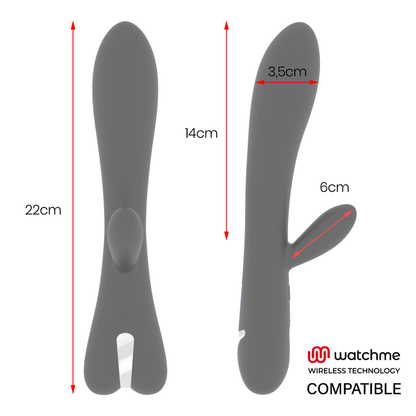 BRILLY GLAM - ERIK VIBRATOR KOMPATIBILNÍ S BEZDRÁTOVOU TECHNOLOGII WATCHME