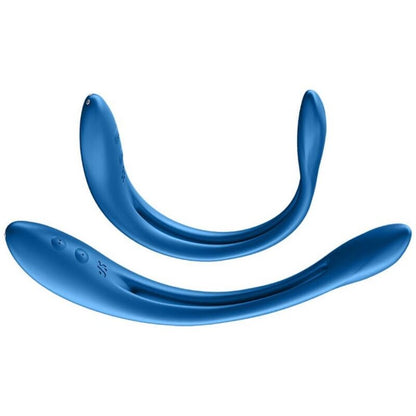 SATISFYER - ELASTIC GAME MULTIFUNKČNÍ VIBRÁTOR MODRÝ