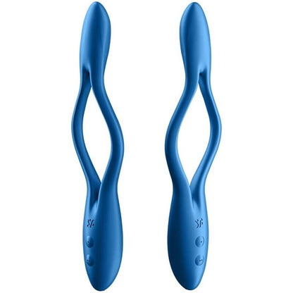 SATISFYER - ELASTIC GAME MULTIFUNKČNÍ VIBRÁTOR MODRÝ